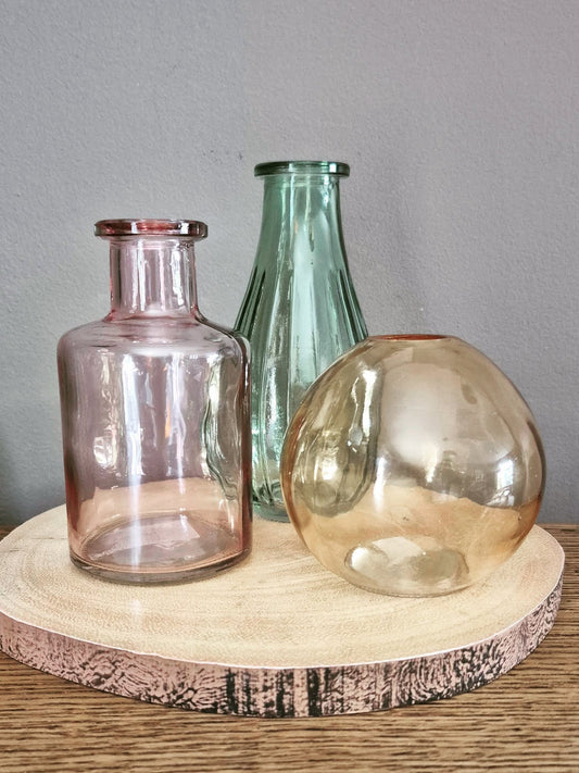 Small Glass Bud Vases
