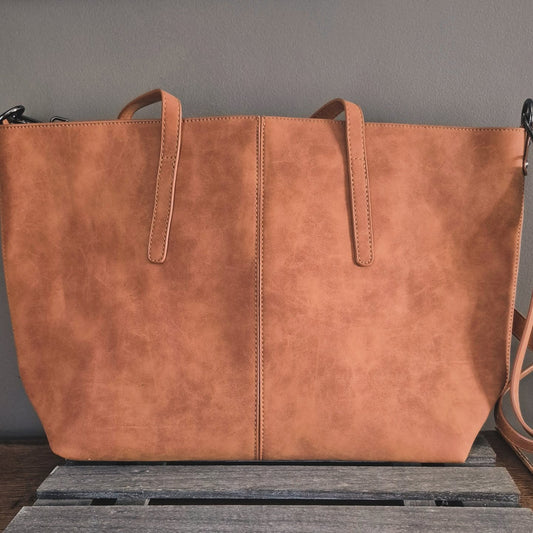 Tan Shopper Bag
