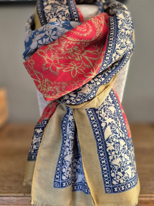 Boho Paisley Lightweight Scarf