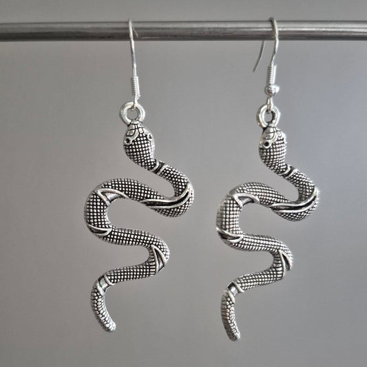 Snake Drop Earrings