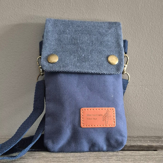 Cross Body Phone Bag - Navy