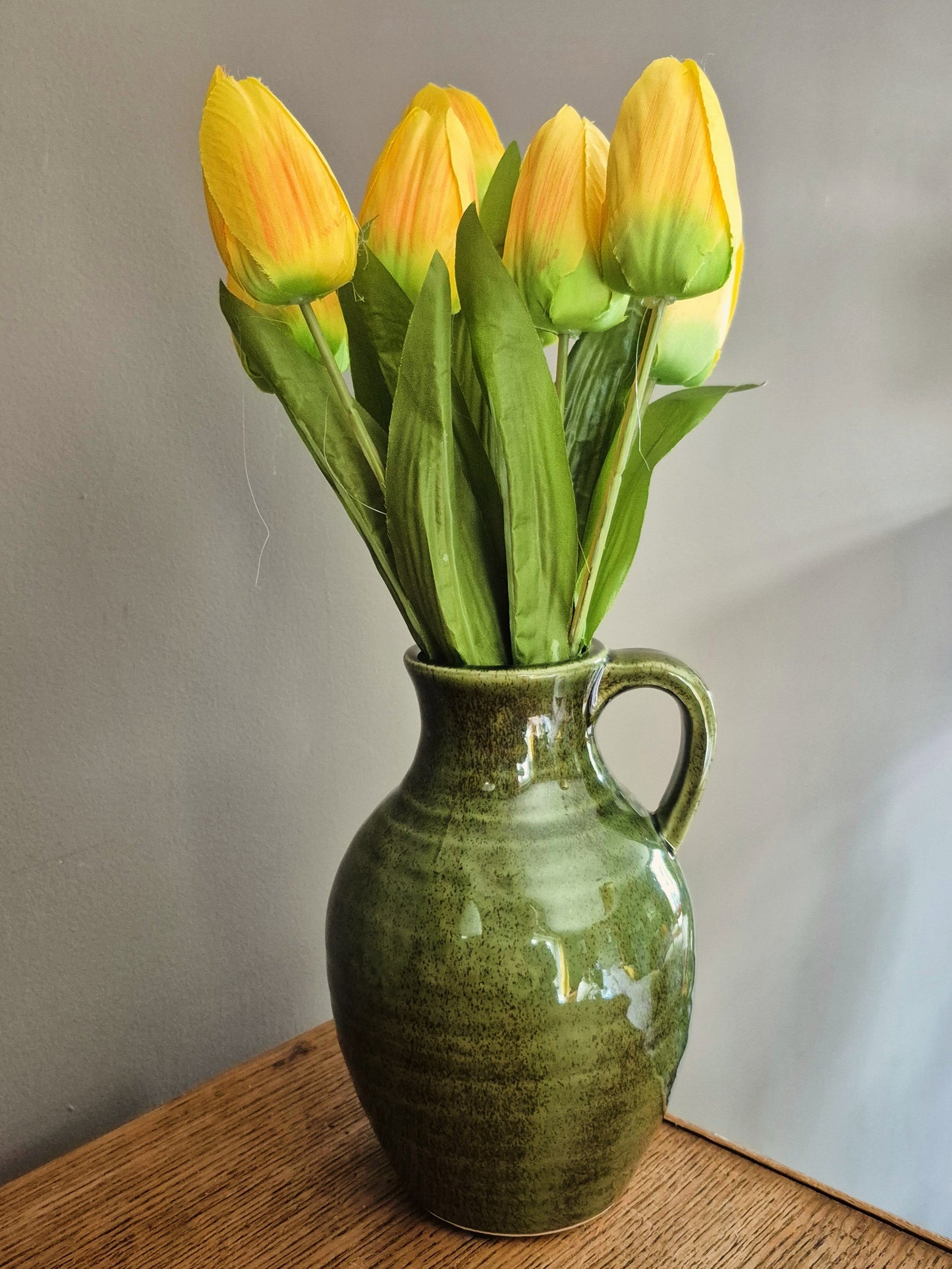 Yellow Tulip Bunch 37cm