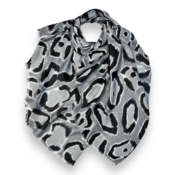 Big Leopard Print Scarf