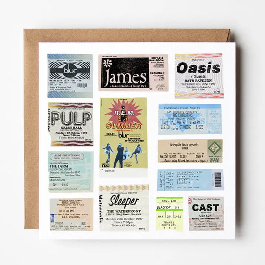Nineties - Blank Greetings Card