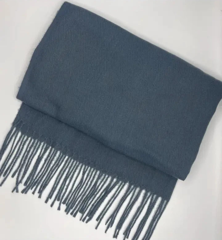 Super Soft Petrol Blue Colour Scarf