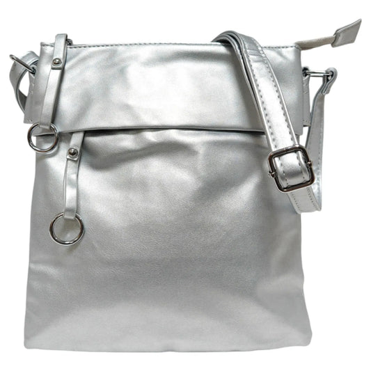 Silver Crossbody Bag