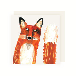 Card - Suspicious Fox