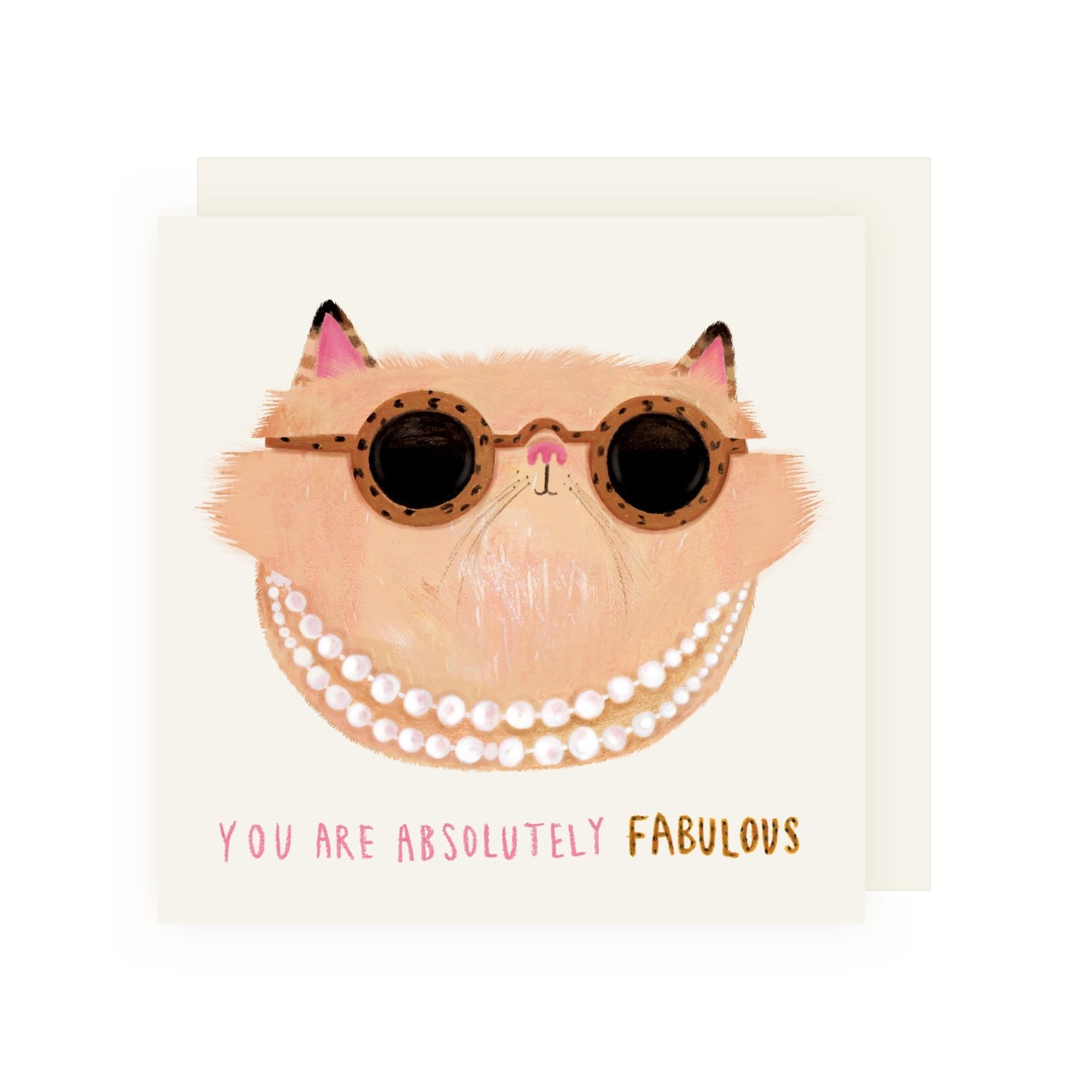 Charley Rabbit -You Are Absolutely Fabulous Card