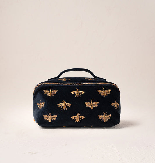 Honey Bee Open Flat Makeup Bag