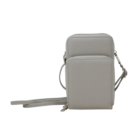 Front Pocket Crossbody Phone Bag Grey