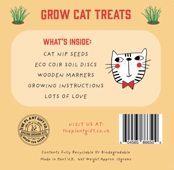 Grow Cat Treats Eco Cat Nip Grow Kit