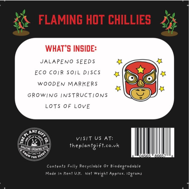 Flaming Hot Chillies Jalapeno Eco Grow Kit