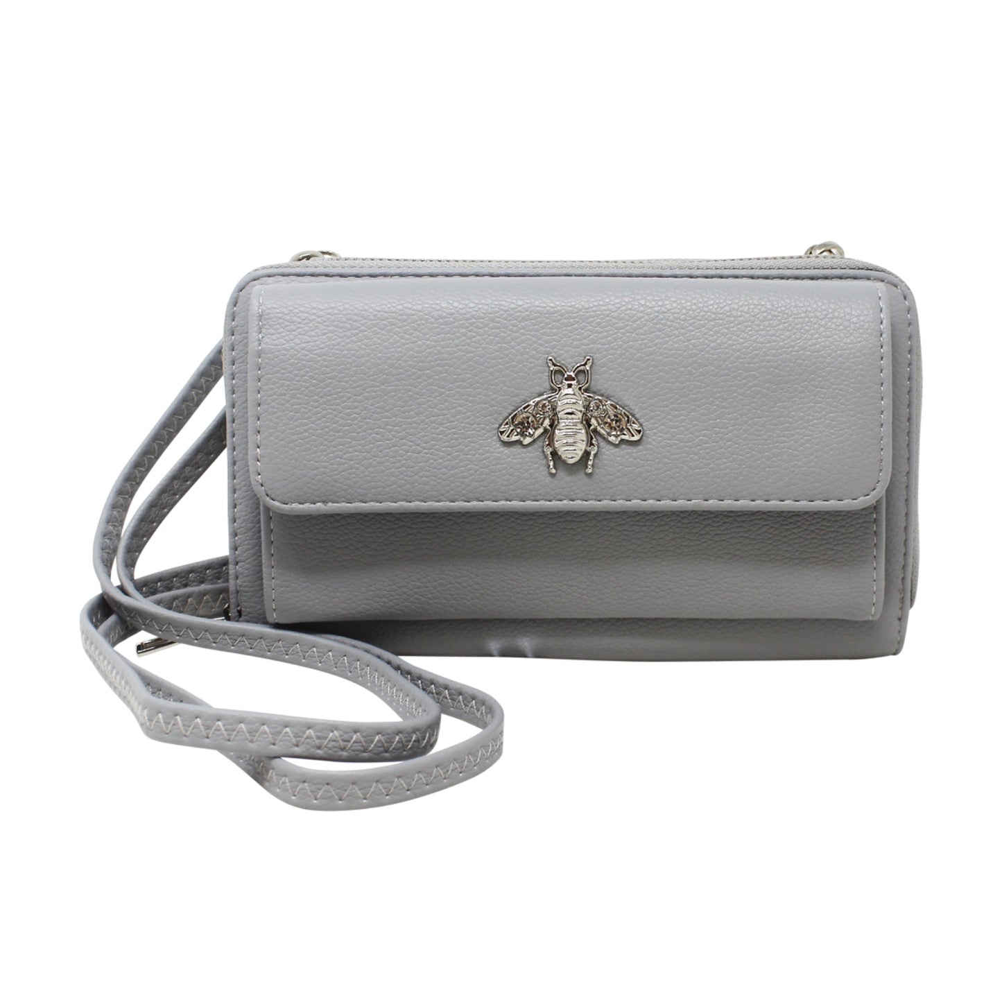 Grey Long Bee Purse / Bag