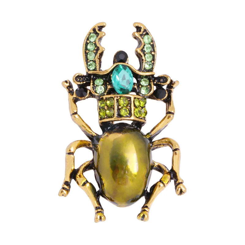 Antique Style Beetle Brooch