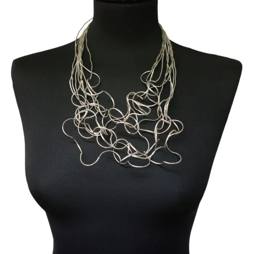 Statement Multi Strand Necklace