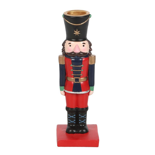 Nutcracker Taper Candle Holder & Candle
