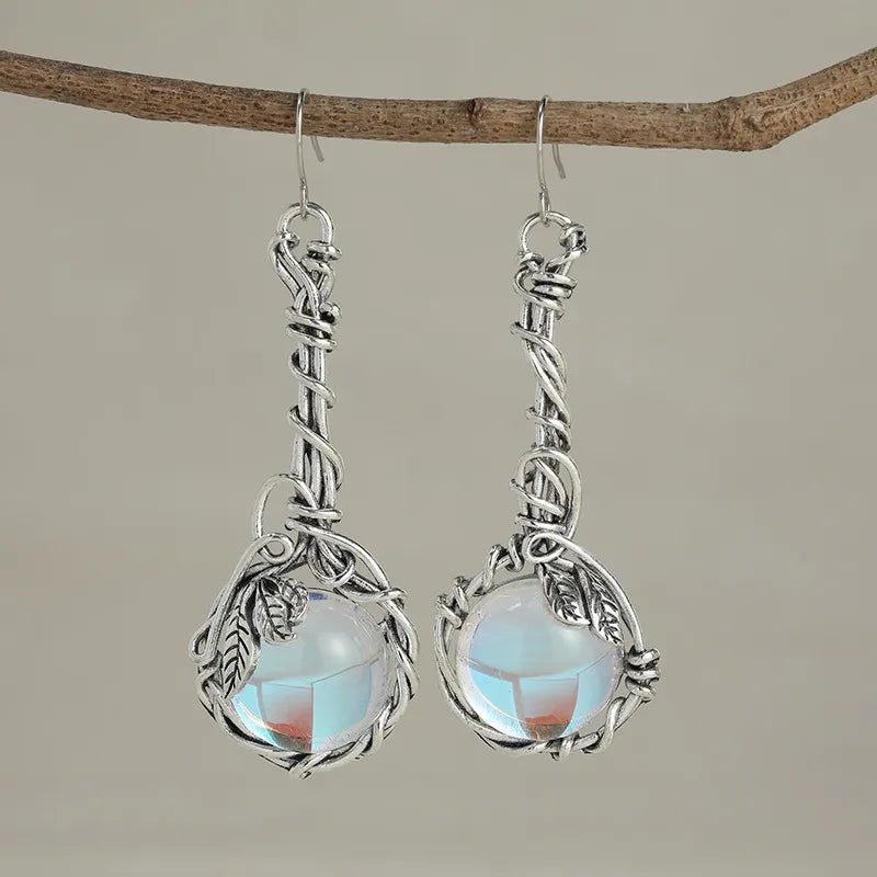 Mystical Crystal Drop Earrings