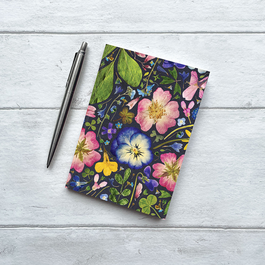 Lucy Miller - A6 Floral Notebook, Ink