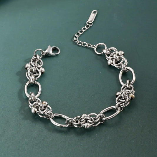 Silver Chain Link Bracelet