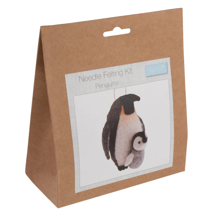 Needle Felting Kit - Penguins