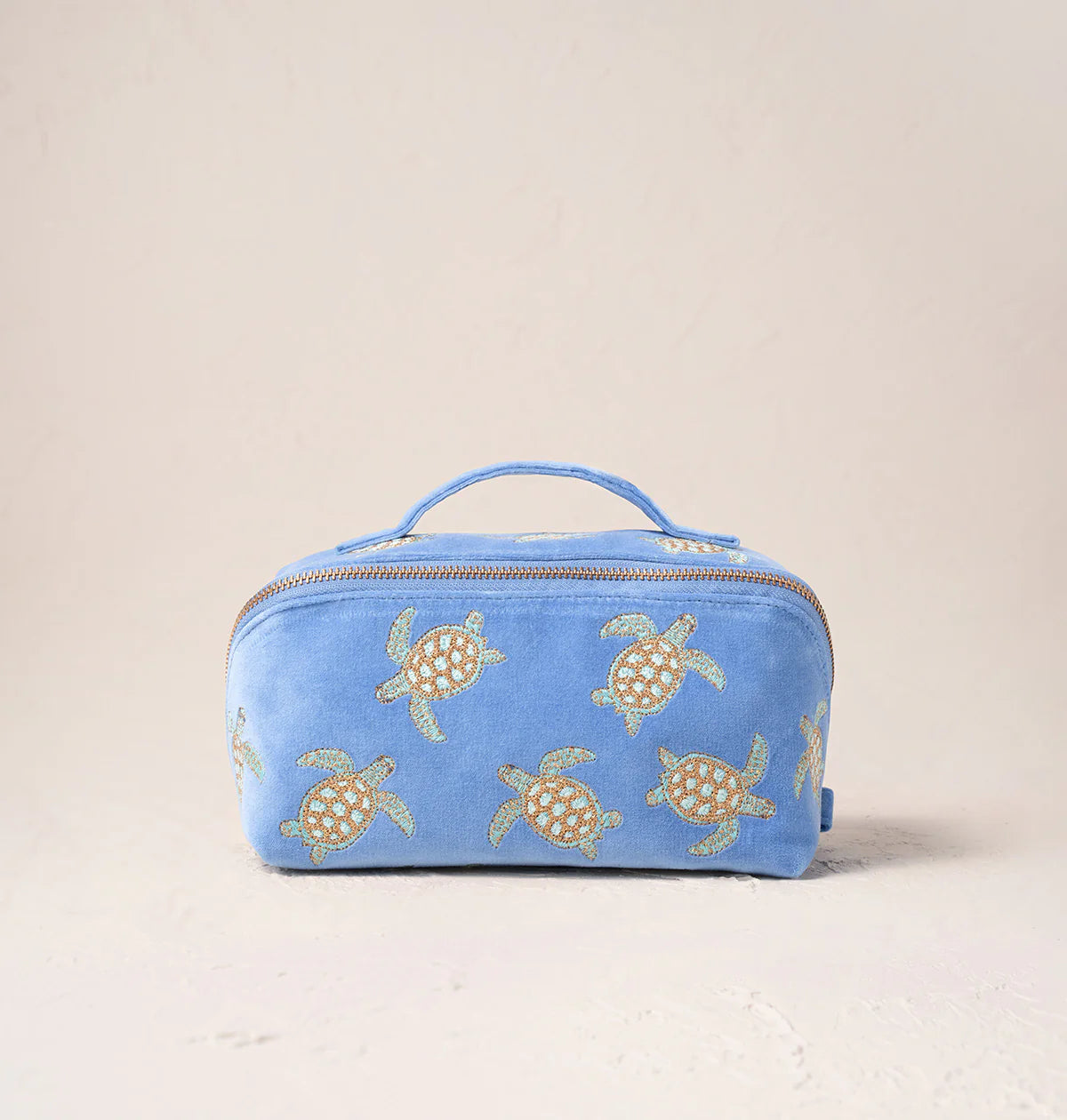 Turtle Conservation Open Flat Makeup Bag